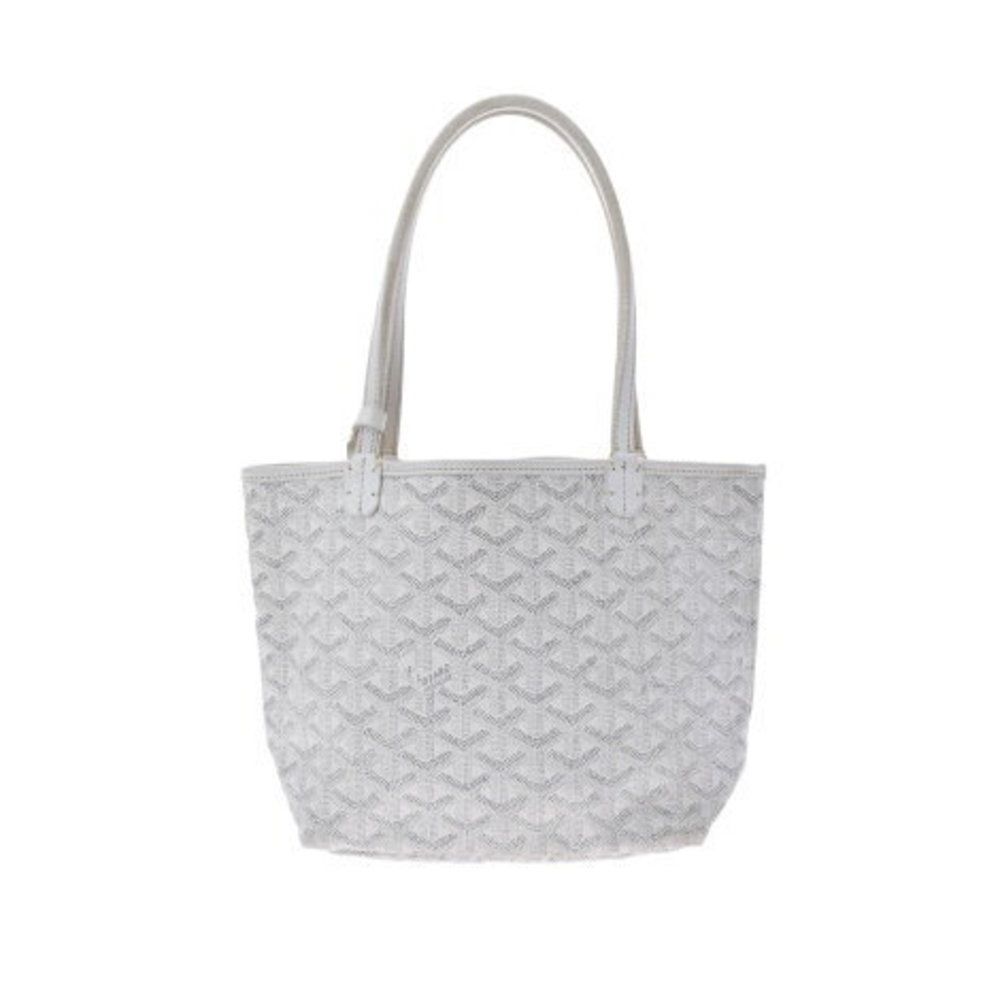 GOYARD Saint Louis Junior White Handbag